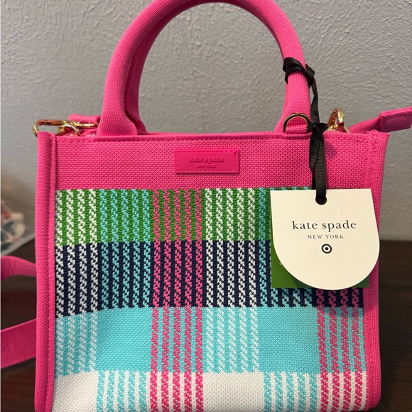 Kate Spade Pink Crossbody Bag with Geometric Design - Picture 5 of 5